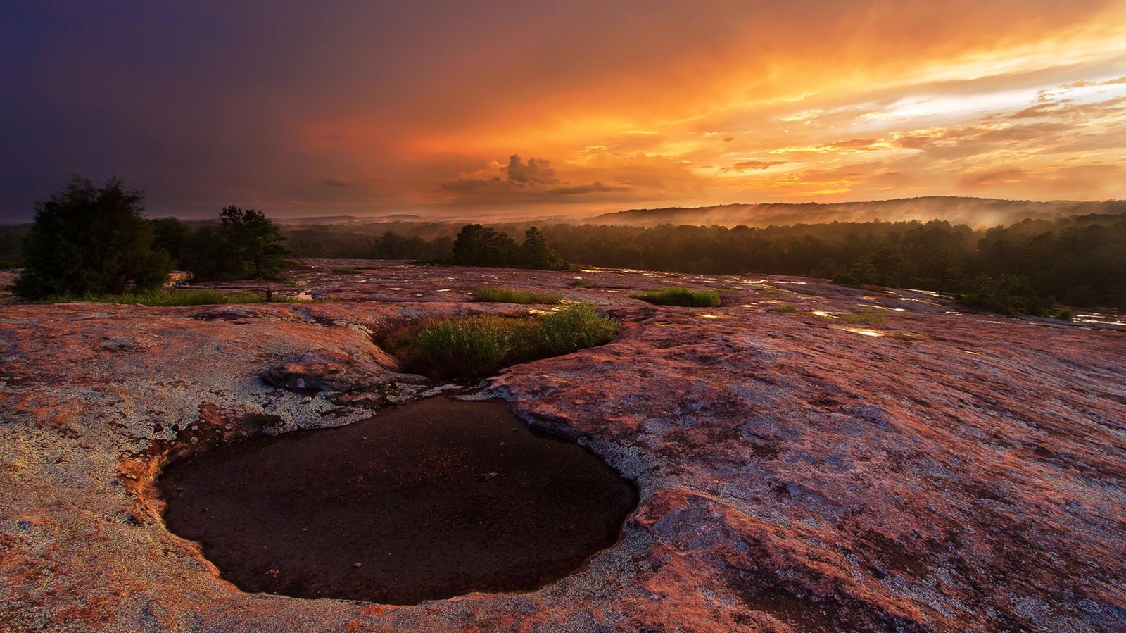 Group photo at Arabia Mountain